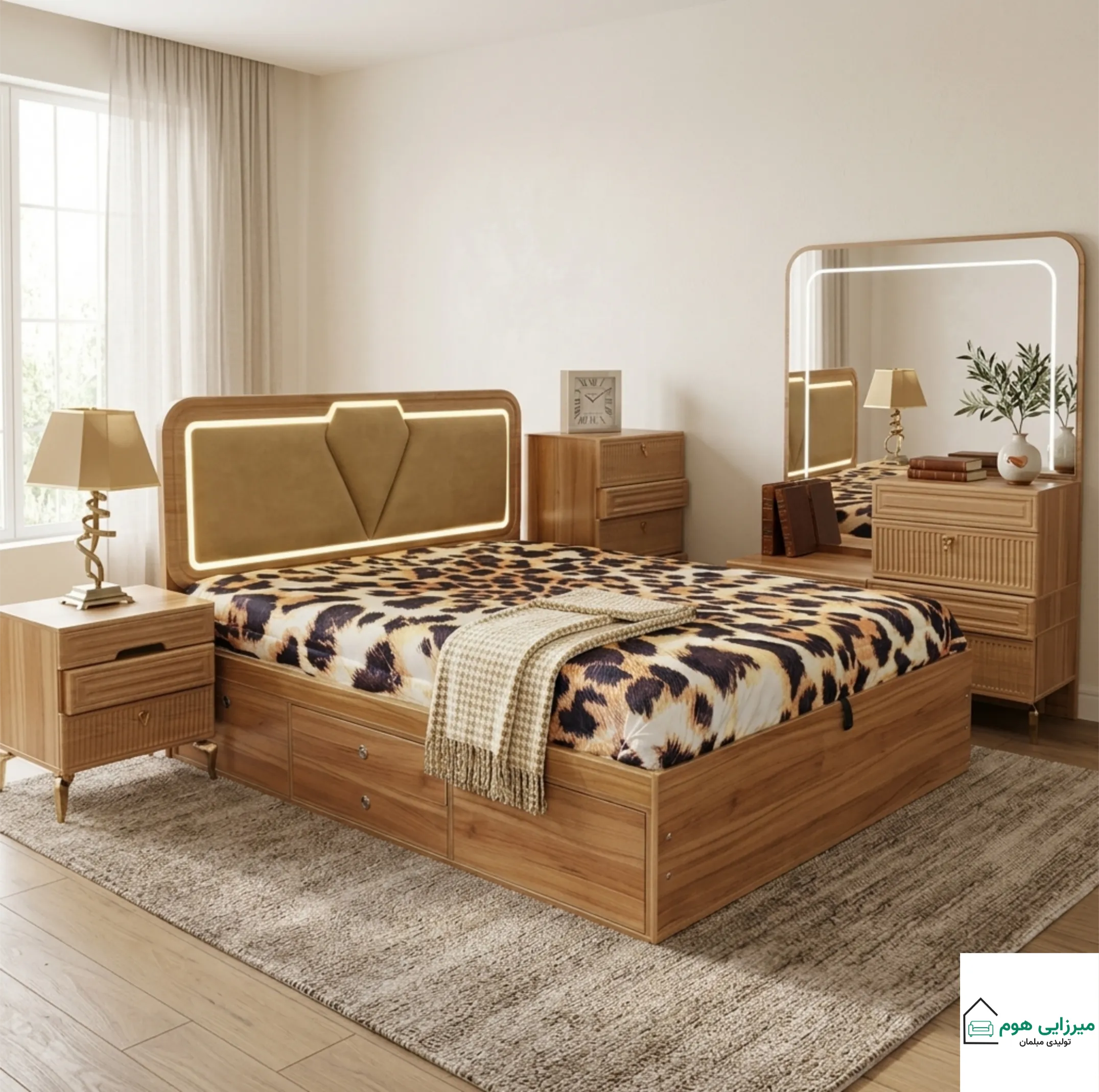 milan bed set