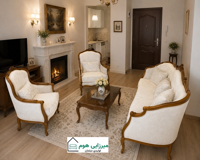 ایده‌های چیدمان منزل با مبل نئوکلاسیک برای فضاهای کوچک